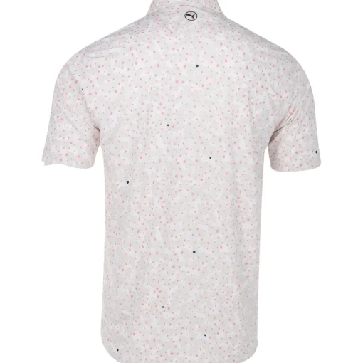 Puma MATTR Bloom Field Shirt Polo Short Sleeve Golf Apparel