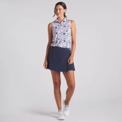 Puma MATTR Bloom Sleeveless Shirt Polo Short Sleeve Golf Apparel