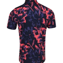 Puma MATTR Broken Flower Shirt Polo Short Sleeve Golf Apparel