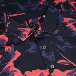 Puma MATTR Broken Flower Shirt Polo Short Sleeve Golf Apparel