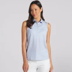 Puma Mattr Deco Sleeveless Shirt Polo Short Sleeve Golf Apparel