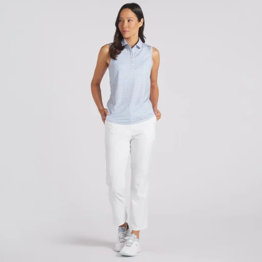 Puma Mattr Deco Sleeveless Shirt Polo Short Sleeve Golf Apparel