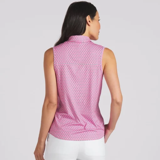 Puma Mattr Deco Sleeveless Shirt Polo Short Sleeve Golf Apparel