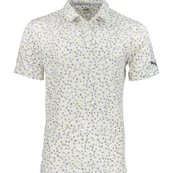 Puma MATTR Fancy Plants Shirt Polo Short Sleeve Golf Apparel