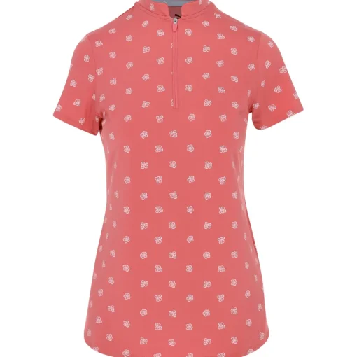 Puma Mattr Hibiscus Shirt Polo Short Sleeve Golf Apparel