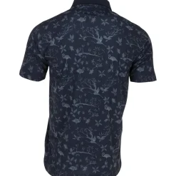 Puma Mattr Lagoon Shirt Polo Short Sleeve Golf Apparel