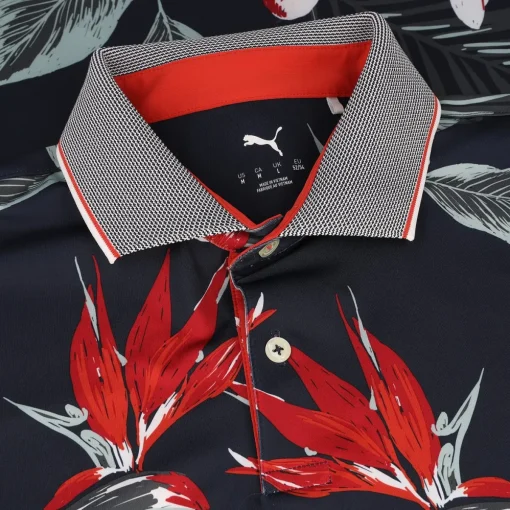 Puma MATTR Luau Shirt Polo Short Sleeve Golf Apparel