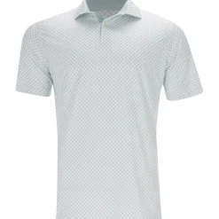 Puma MATTR Micro Floral Shirt Polo Short Sleeve Golf Apparel