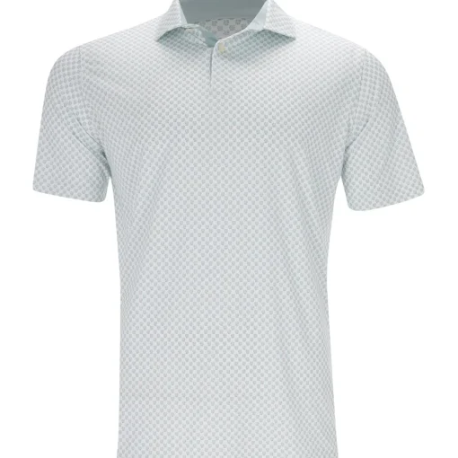 Puma MATTR Micro Floral Shirt Polo Short Sleeve Golf Apparel