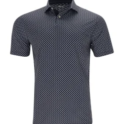 Puma MATTR Micro Floral Shirt Polo Short Sleeve Golf Apparel