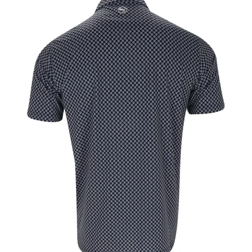 Puma MATTR Micro Floral Shirt Polo Short Sleeve Golf Apparel