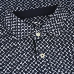 Puma MATTR Micro Floral Shirt Polo Short Sleeve Golf Apparel