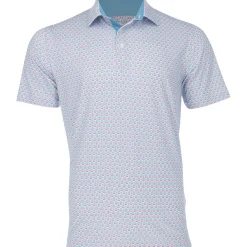 Puma Mattr Palm Deco Shirt Polo Short Sleeve Golf Apparel