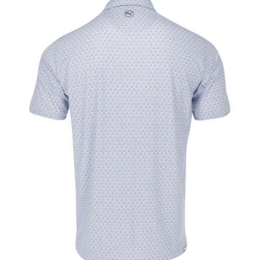 Puma Mattr Palm Deco Shirt Polo Short Sleeve Golf Apparel