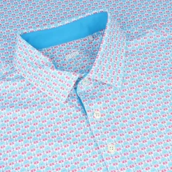 Puma Mattr Palm Deco Shirt Polo Short Sleeve Golf Apparel