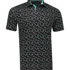 Puma Mattr Paradise Shirt Polo Short Sleeve Golf Apparel