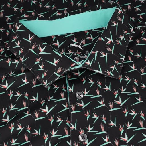 Puma Mattr Paradise Shirt Polo Short Sleeve Golf Apparel