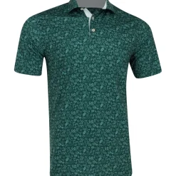 Puma MATTR Peach Stand Shirt Polo Short Sleeve Golf Apparel