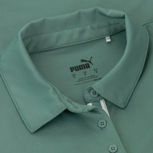 Puma Mattr Peak Sleeveless Shirt Polo Short Sleeve Golf Apparel