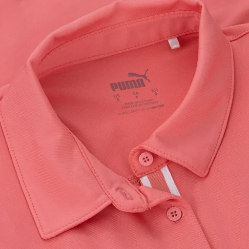 Puma Mattr Peak Sleeveless Shirt Polo Short Sleeve Golf Apparel