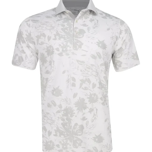 Puma MATTR Rose Shirt Polo Short Sleeve Golf Apparel