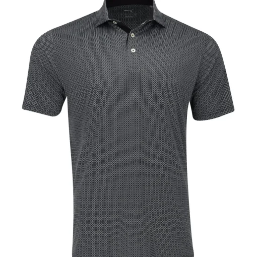 Puma MATTR Tile Shirt Polo Short Sleeve Golf Apparel