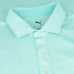Puma MATTR Tile Shirt Polo Short Sleeve Golf Apparel