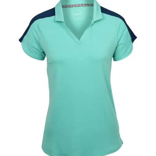 Puma Petal Shirt Polo Short Sleeve Golf Apparel