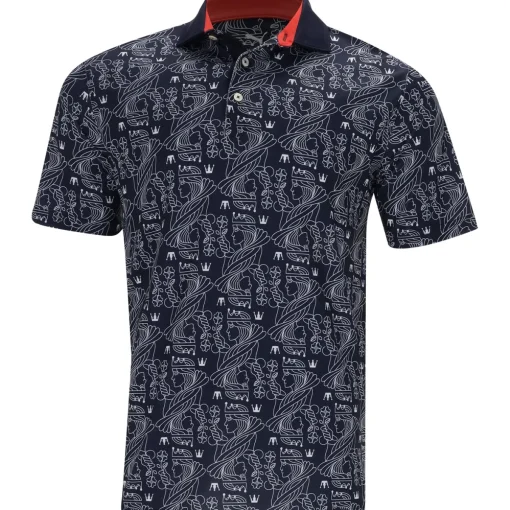 Puma PIQUE Royal Shirt Polo Short Sleeve Golf Apparel