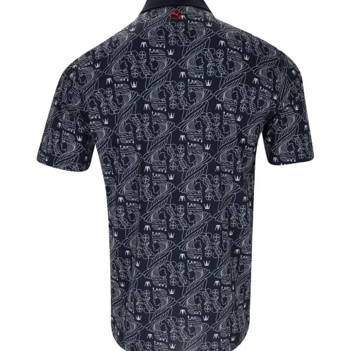 Puma PIQUE Royal Shirt Polo Short Sleeve Golf Apparel