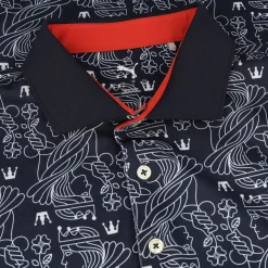 Puma PIQUE Royal Shirt Polo Short Sleeve Golf Apparel
