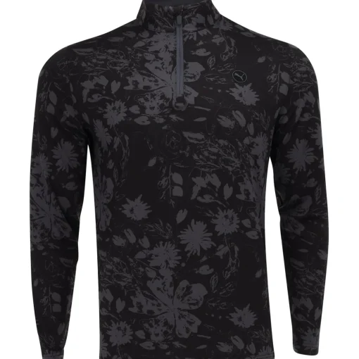 Puma PURE 2.0 Rose 1/4 Zip Outerwear Pullover Golf Apparel
