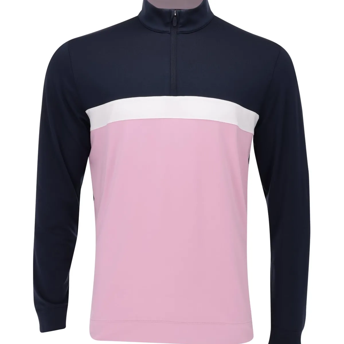 Puma Pure ColorBlock 1/4 Zip Outerwear Pullover Golf Apparel