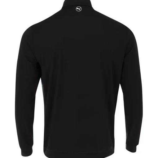 Puma Pure ColorBlock 1/4 Zip Outerwear Pullover Golf Apparel
