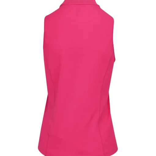 Puma Range Sleeveless Pique Shirt Polo Short Sleeve Golf Apparel