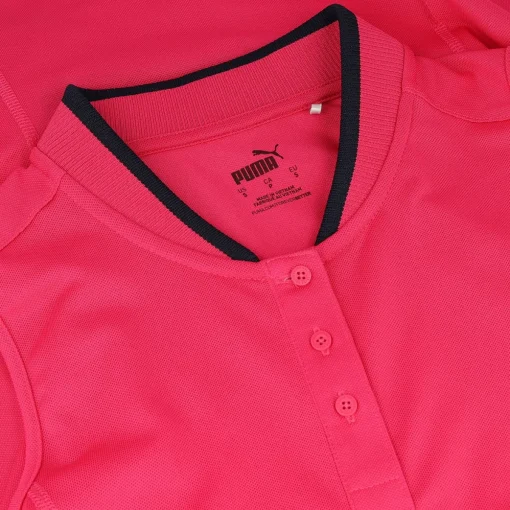 Puma Range Sleeveless Pique Shirt Polo Short Sleeve Golf Apparel