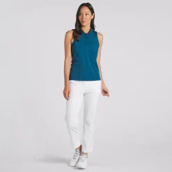 Puma Range Sleeveless Pique Shirt Polo Short Sleeve Golf Apparel