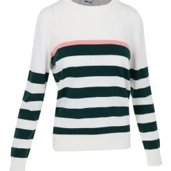 Puma Resort Stripe Sweater Crew Golf Apparel