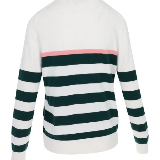 Puma Resort Stripe Sweater Crew Golf Apparel