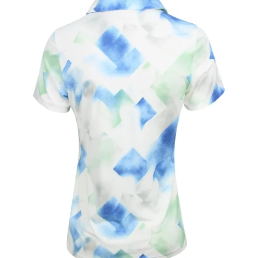 Puma Soft Geo Shirt Polo Short Sleeve Golf Apparel