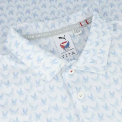 Puma Volition Bald Eagle Shirt Polo Short Sleeve Golf Apparel