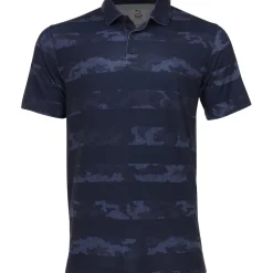 Puma Volition Bandana Stripe Shirt Polo Short Sleeve Golf Apparel