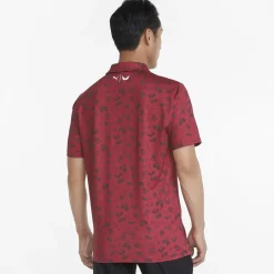 Puma Volition Block Party Shirt Polo Short Sleeve Golf Apparel