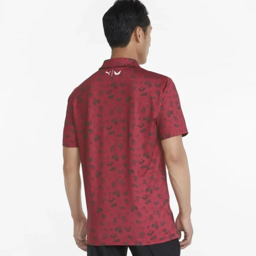 Puma Volition Block Party Shirt Polo Short Sleeve Golf Apparel