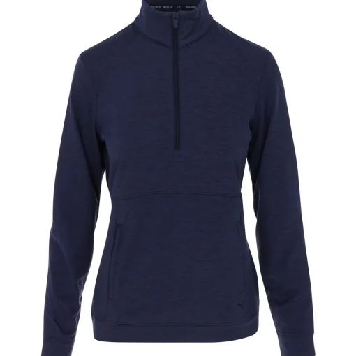Puma W Cloudspun Rockaway 1/4 Zip Outerwear Pullover Golf Apparel
