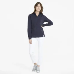Puma W Cloudspun Rockaway 1/4 Zip Outerwear Pullover Golf Apparel