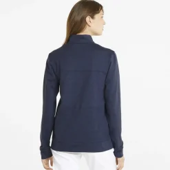 Puma W Cloudspun Rockaway 1/4 Zip Outerwear Pullover Golf Apparel