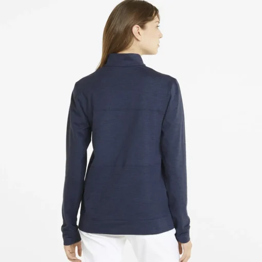 Puma W Cloudspun Rockaway 1/4 Zip Outerwear Pullover Golf Apparel