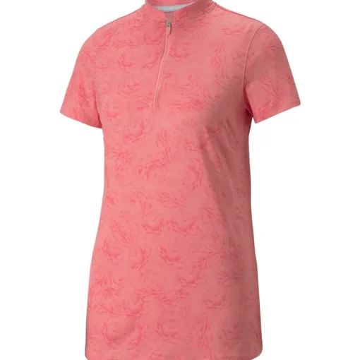 Puma W MATTR Bouquet Shirt Polo Short Sleeve Golf Apparel