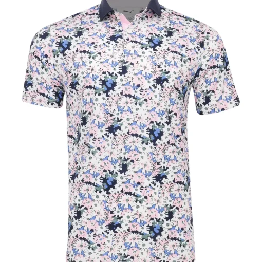 Puma X AP Floral Shirt Polo Short Sleeve Golf Apparel